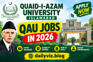 Quaid-i-Azam University QAU Jobs 2026