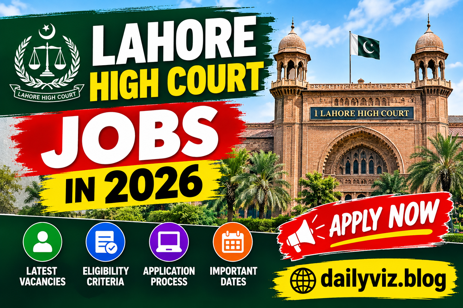 Lahore High Court LHC Jobs 2026 – Apply Online