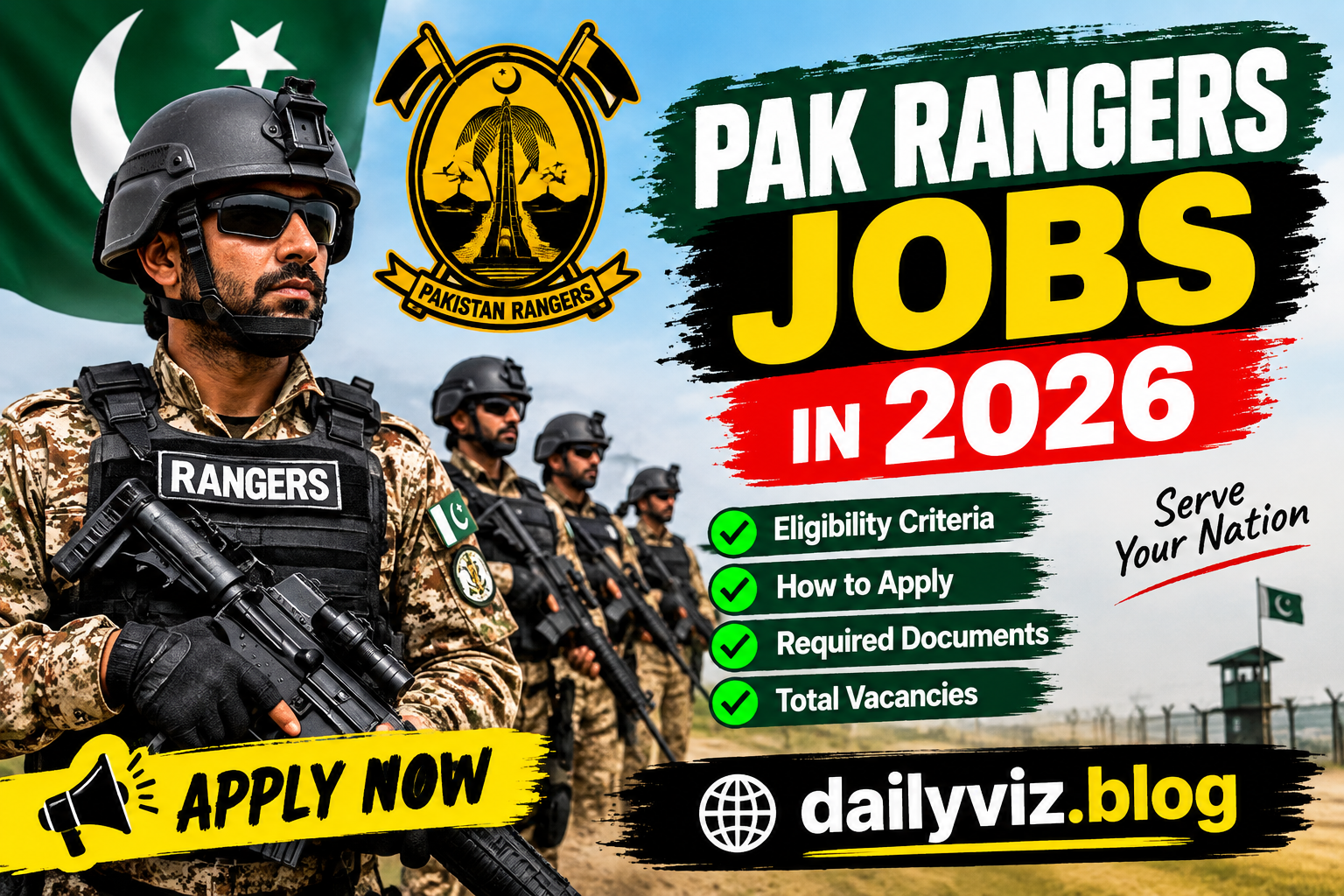 Pak Rangers Jobs 2026 – Join Today